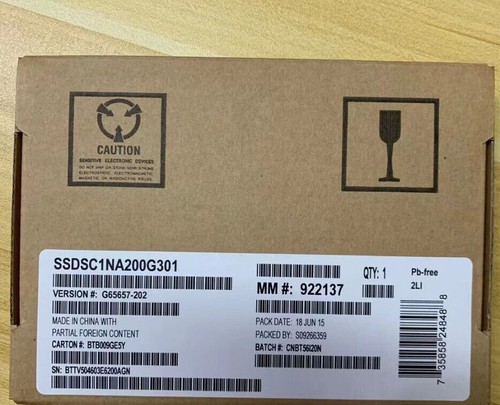 200GB Intel SSD 1.8" S3700 Solid State Drive SSDSC1NA 200G3 USATA 5DV10270 - Picture 6 of 7