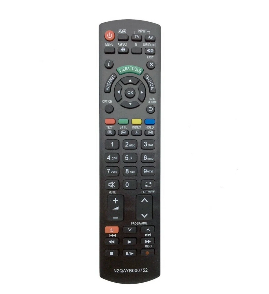 REPLACEMENT PANASONIC TV REMOTE CONTROL N2QAYB000752 3D VIERA INTERNET SMART TV - Image 4 of 4