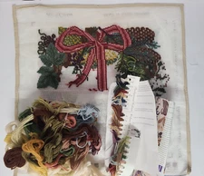 Elizabeth Bradley The Victorian Flower Series Winter Needlepoint Kit Was $240