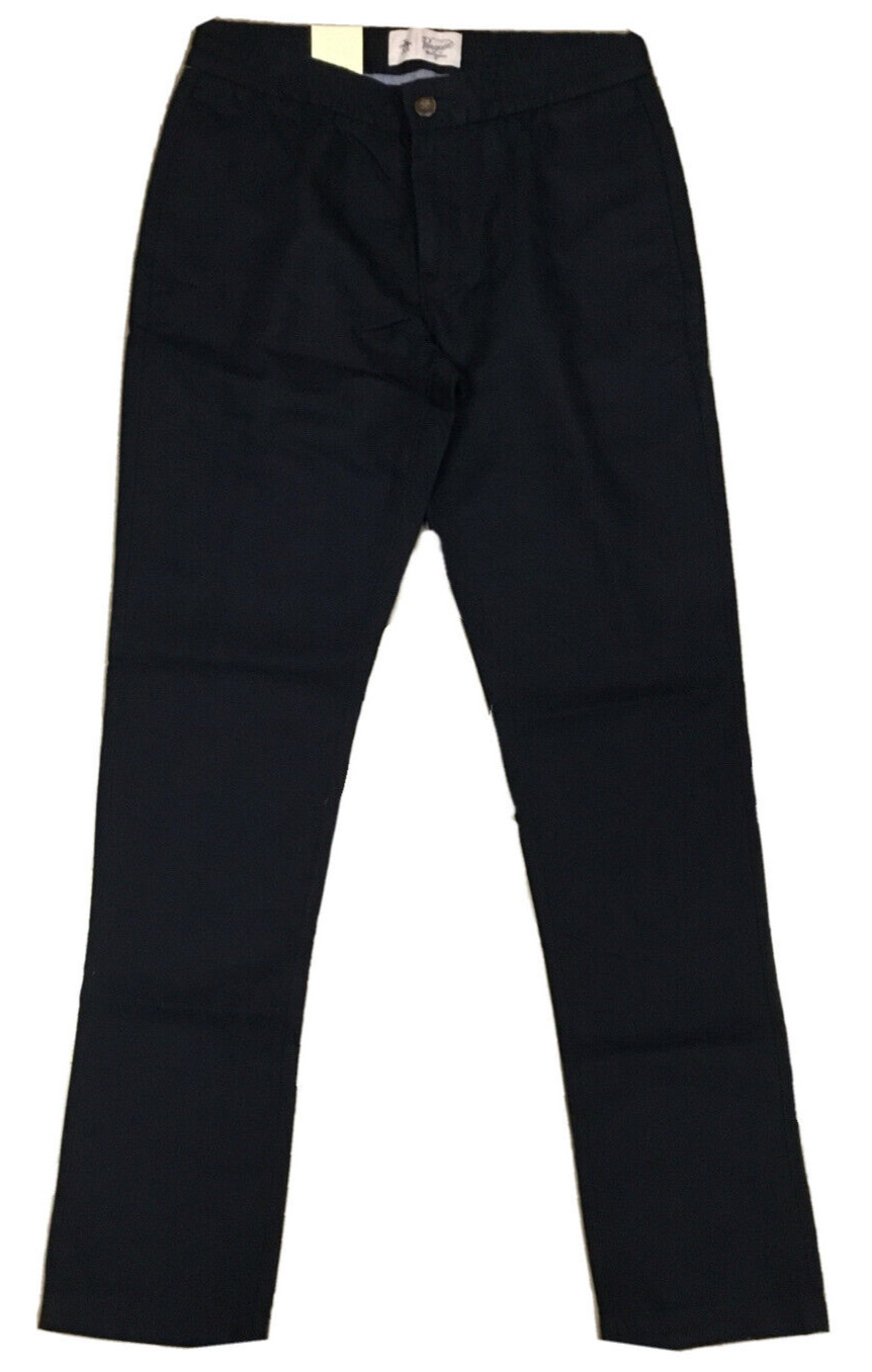 Оригинальные мужские брюки-чиносы Penguin с эластичной резинкой на талии темно-синий 28X32 9990₽