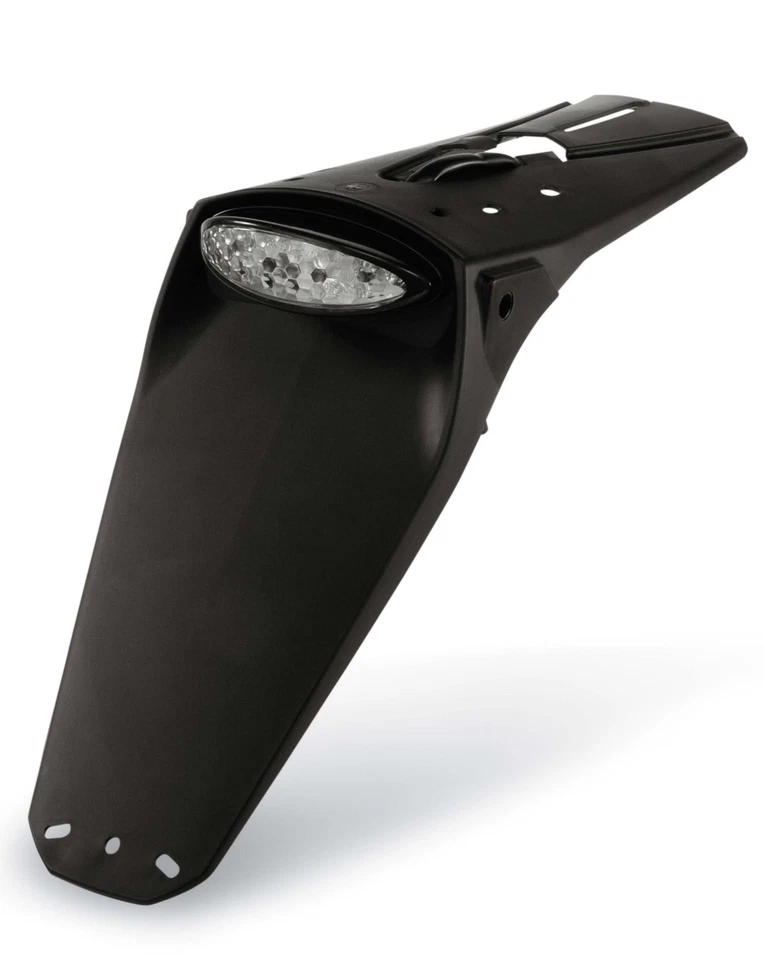 Acerbis Heck + LED Rücklicht Bremslicht Kennzeichenhalter 30° Neigung E-geprüft - Bild 1 von 1