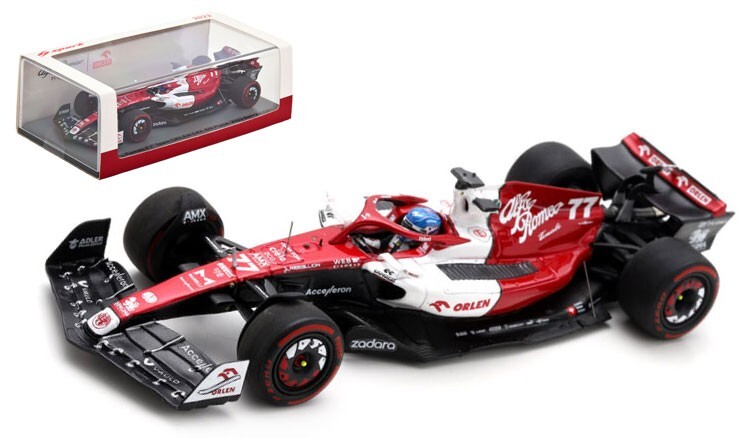 Spark S8517 Alfa Romeo F1 C42 #77 Bahrain GP 2022 - Valtteri Bottas 1/43 Scale
