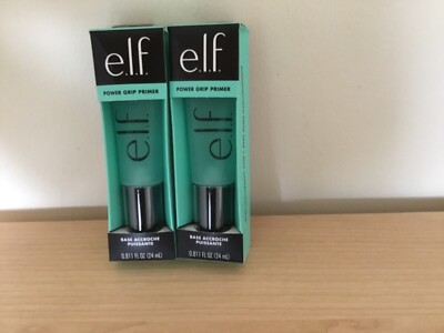 ELF Power Grip Primer Gel Based Hydrating, Hyaluronsäure Vegan 24ml x 2 Boxed.