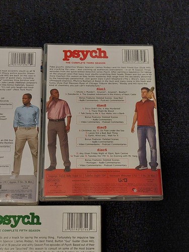 Psych TV Series Complete Season 1-5 DVD Lot 1 2 3 4 and 5 - Picture 7 of 11
