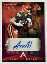 2021 Panini Chronicles AUSTIN HOOPER Ascension Auto Purple ASC-AHO 8/25