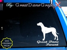 Great Dane -Mom-Dad-Parent s  3-Vinyl Decal Sticker -Color Choice -HIGH QUALITY