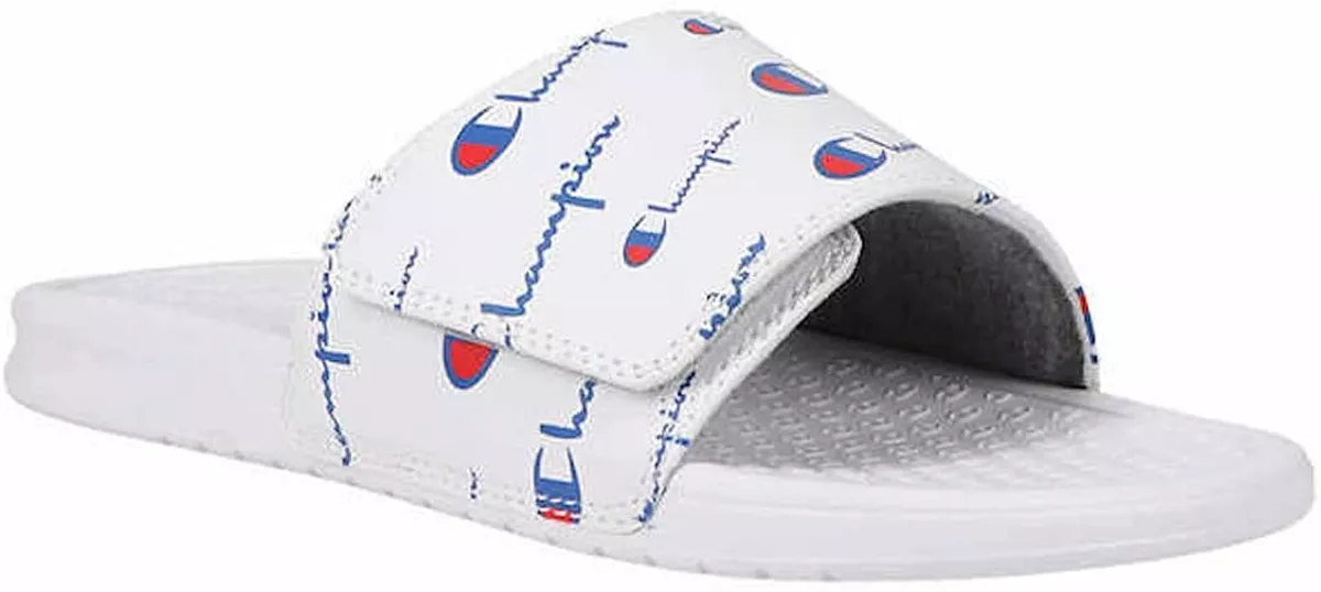White champion sandals sale