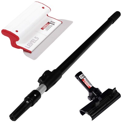 LEVEL5 10'' Composite Skimming Blade w/ 38.5''-63'' Ext. Handle + Adapter | 5-422C
