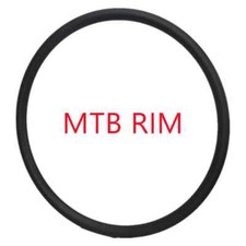 29er XC Mountain Bike Carbon Rims Asymmetric Tubeless Bicycle Wheel 28H 24x30mm