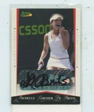MICHELLE LARCHER 2008 Ace Authentic Matchpoint Auto Autograph #37 Tennis