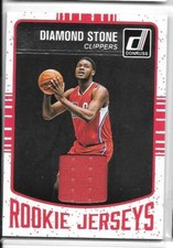 Diamond Stone 2016/17 DOnruss Basketball Rookie Jerseys #99