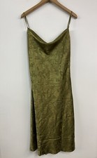 Urban Outfitters Kiss The Sky Butterfly Olive Green Midi Dress Size Medium