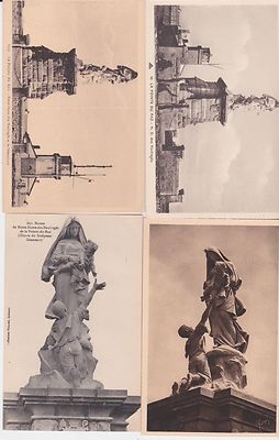 Lot of 4 old postcards LA POINTE DU RAZ