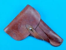 German WW1 1943 Dated Belgian Browning Hi Power Pistol Leather Holster