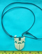 Lingling-o Ifugao bone of Carabao pendant necklace tribal  luck prosperity charm