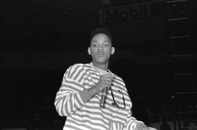 Rap duo DJ Jazzy Jeff And The Fresh Prince as part of the ''Run's - Old Photo 20