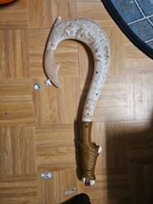 Disney Moana Maui’s Magical Fish Hook Toy W/ Lights 20" -Tested, Works!