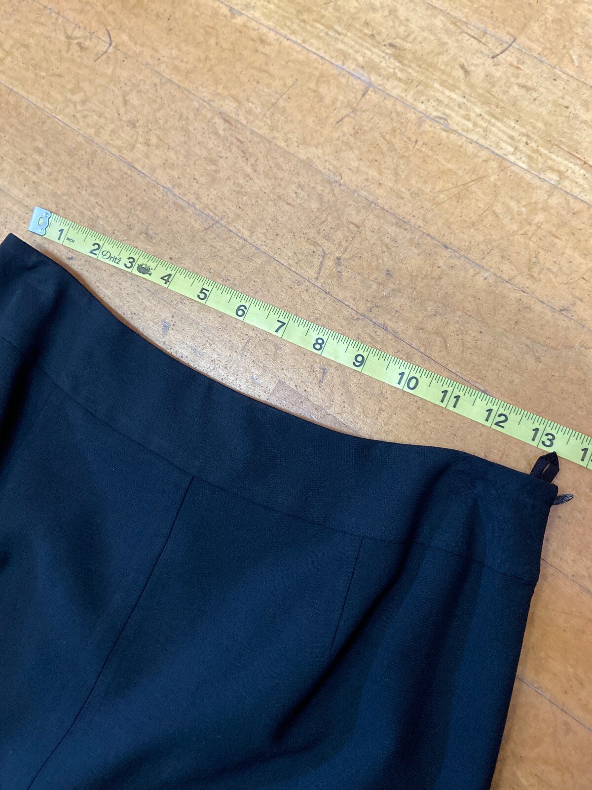 BLACK BASIC Talbots Petites Black Stretch Wool Bl… - image 4