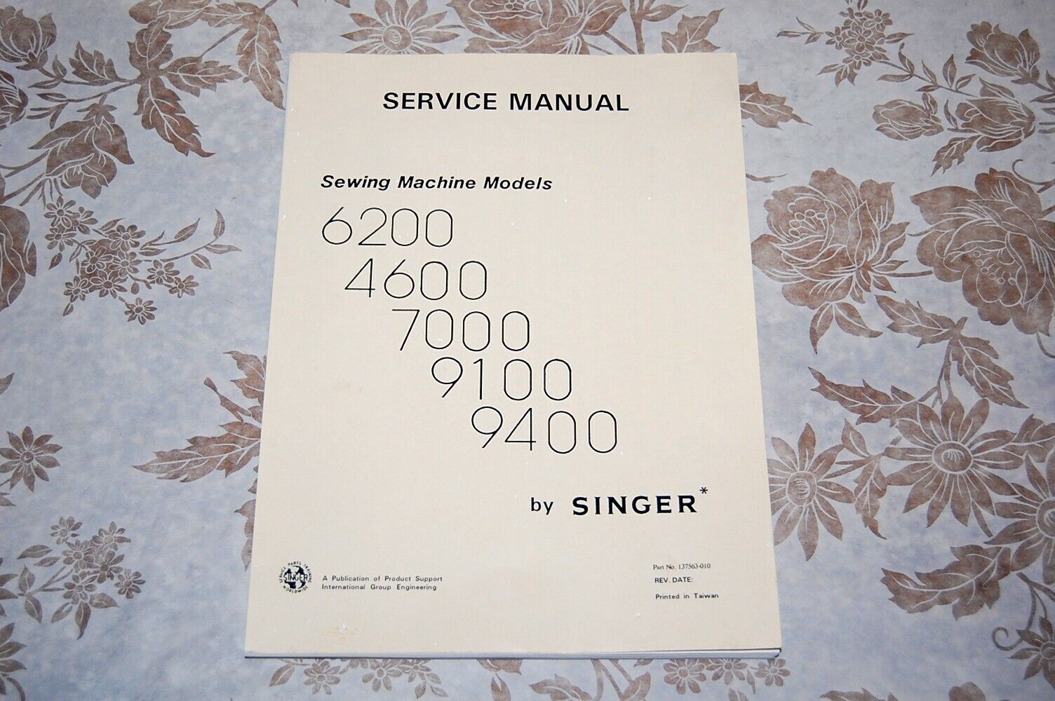 Singer Sewing Machines 6230 6231 6232 6233 6234 6235 6236 Service