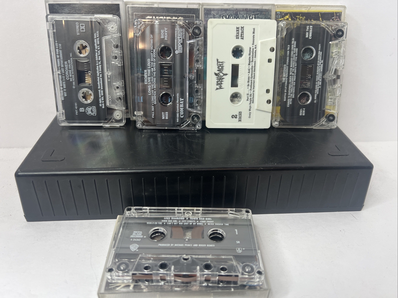 Variety Rock Metal Music 5 Cassette Lot Exciter Coroner Legs Diamond Accused eBay