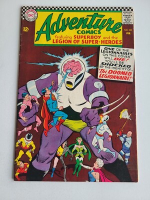 ADVENTURE COMICS # 353,  DC 1967 Comic Book, Hi Def. Scans, FINE + 6.5
