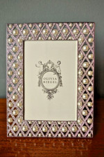 OLIVIA RIEGEL Crystal  Pearl "Pegeen" 5x7 Photo Frame New in Box