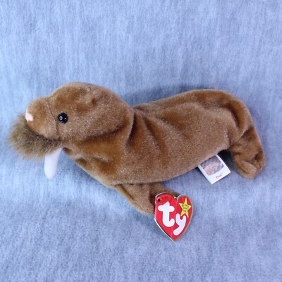 WALRUS PAUL TY  Beanie Babies 2-23-99 VINTAGE NEW WITH TAG PLUSH STUFFED