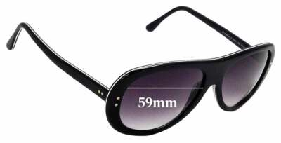 SFx Replacement Sunglass Lenses Fits Iceberg Ig 85251 - 59mm Wide