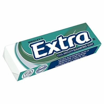 Wrigley's Extra Cool Breeze Sugarfree Gum 14g (30 Packungen)
