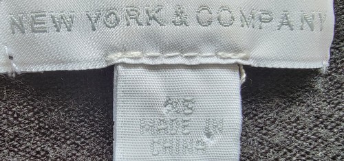 New York & Company Women Cardigan Sweater Shirt Top Blouse Size XS X Small Black - Picture 2 of 24