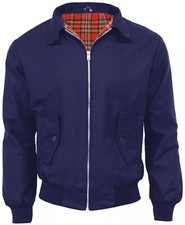 Mens Harrington Jacket Classic Retro Scooter 1970's Vintage Bomber MOD Coat Top