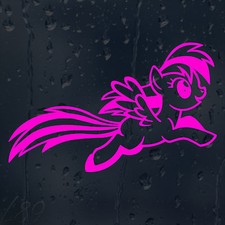 My Pink Jumping Little Pony Car Decal Vinyl Sticker For Outside Use
