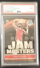 2023 Mosaic Scoot Henderson #13 PSA 9 Blazers Basketball RC JAM MASTERS