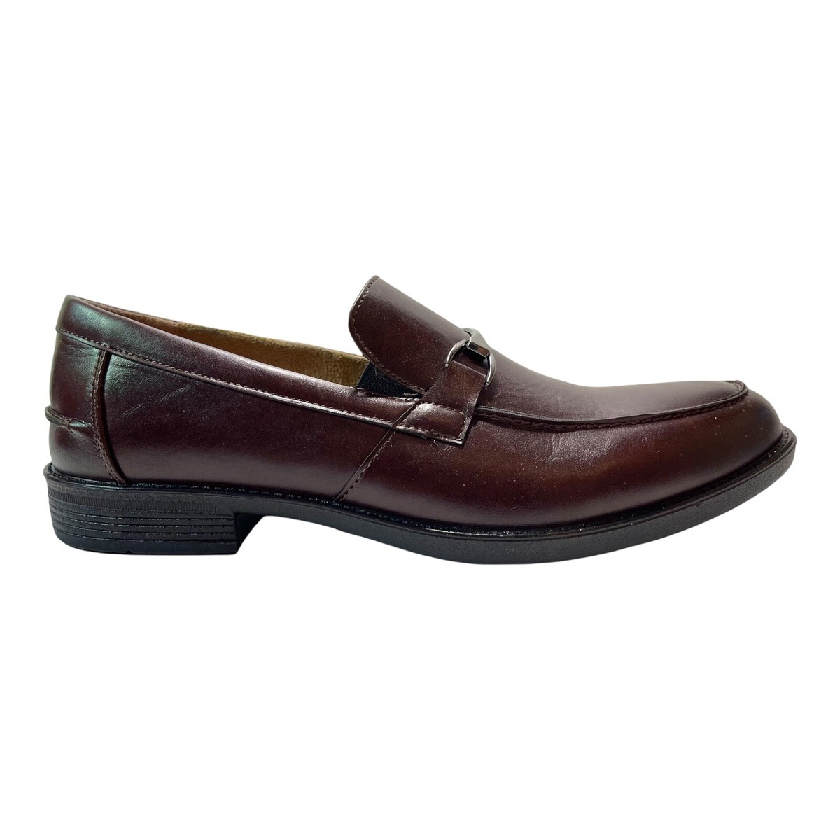 Coach Brown Suède Shearling Lines Moccasins,9.5D Comfy Lower East Side black chunky loafer-style shoes. Has  main image 2