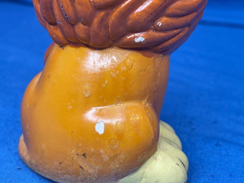Vintage Ceramic Chalkware Lion Coin Bank J.S.N.Y. Taiwan 1970's Animal - Picture 9 of 13