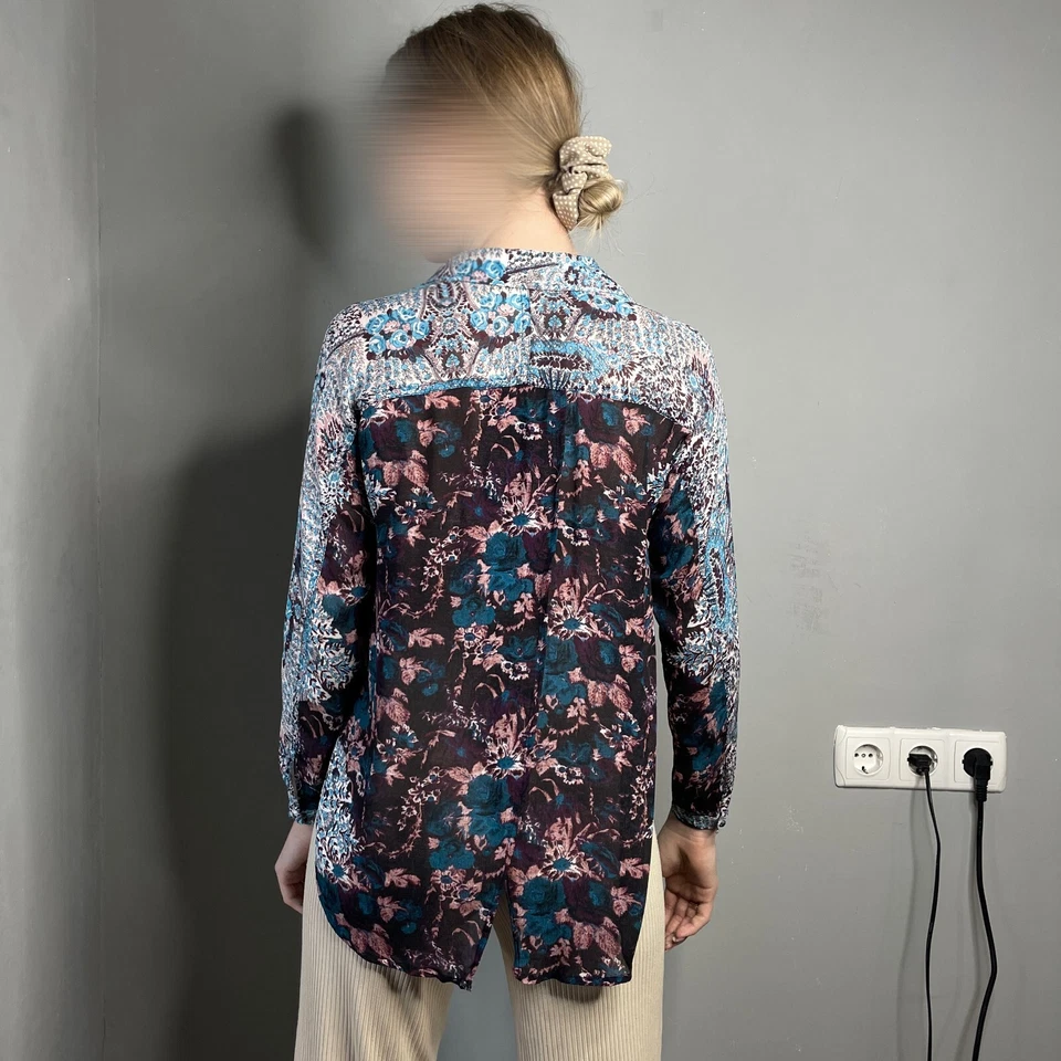 Chemisier à col femme Maeve Anthropologie motif floral taille 0P (US) 4P (UK) - Photo 2/4