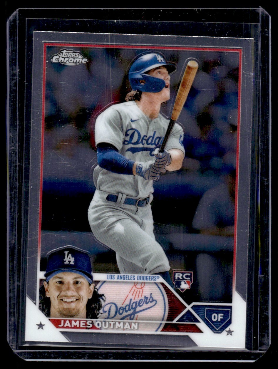 2023 Topps Chrome James Outman RC Los Angeles Dodgers #81