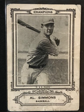 Al Simmons(RC)1926 Spalding Champions Athletics**RARE**VINTAGE**100 years old**
