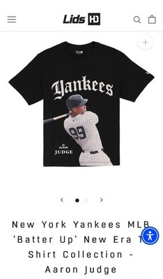 New York Yankees MLB 'Batter Up' New Era T Shirt Collection - Aaron Judge Size L