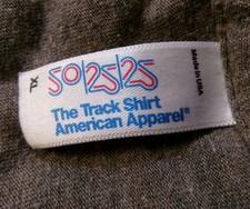 AMERICAN APPAREL THE TRACK T SHIRT XL RAYON USA MADE CROOKED STAVE BREWERY BEER
