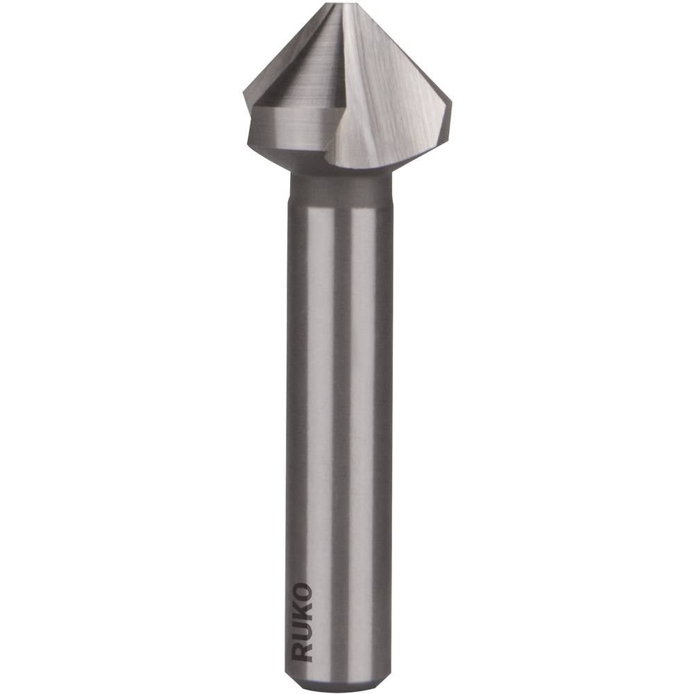 Fraise conique RUKO 102121 HSS de 20.5 mm avec tige cylindrique pour percage