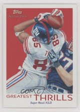 2009 Topps National Chicle Greatest Thrills David Tyree #GT-2 2s2