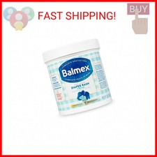 Balmex Fast-Acting Baby Diaper Rash Cream with Zinc Oxide Soothing Botanicals,