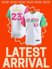 YOUTH MEDIUM Fernando Tatis Jr. Padres City Connect Stitched Kids. READY TO SHIP