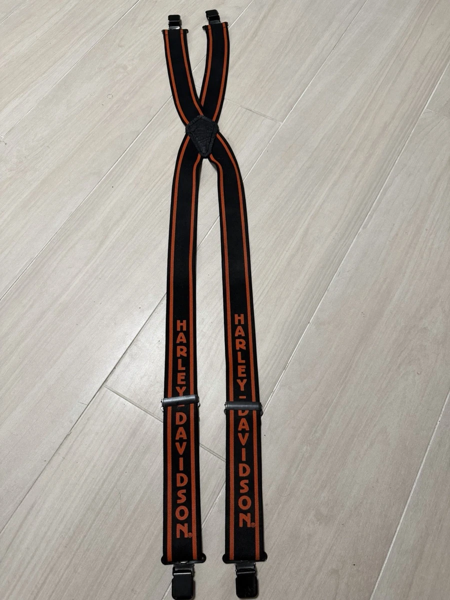 Harley-Davidson Black Elastic Suspenders for Men for sale | eBay