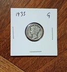 USA 10c ~ Mercury Dime 1935 ~* G ~ Silver Coin