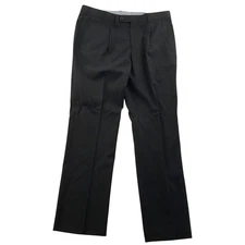 NWT Pierre Loren Mens Esward 2B Dress Pants Size 39x29 Black Workwear Straight L