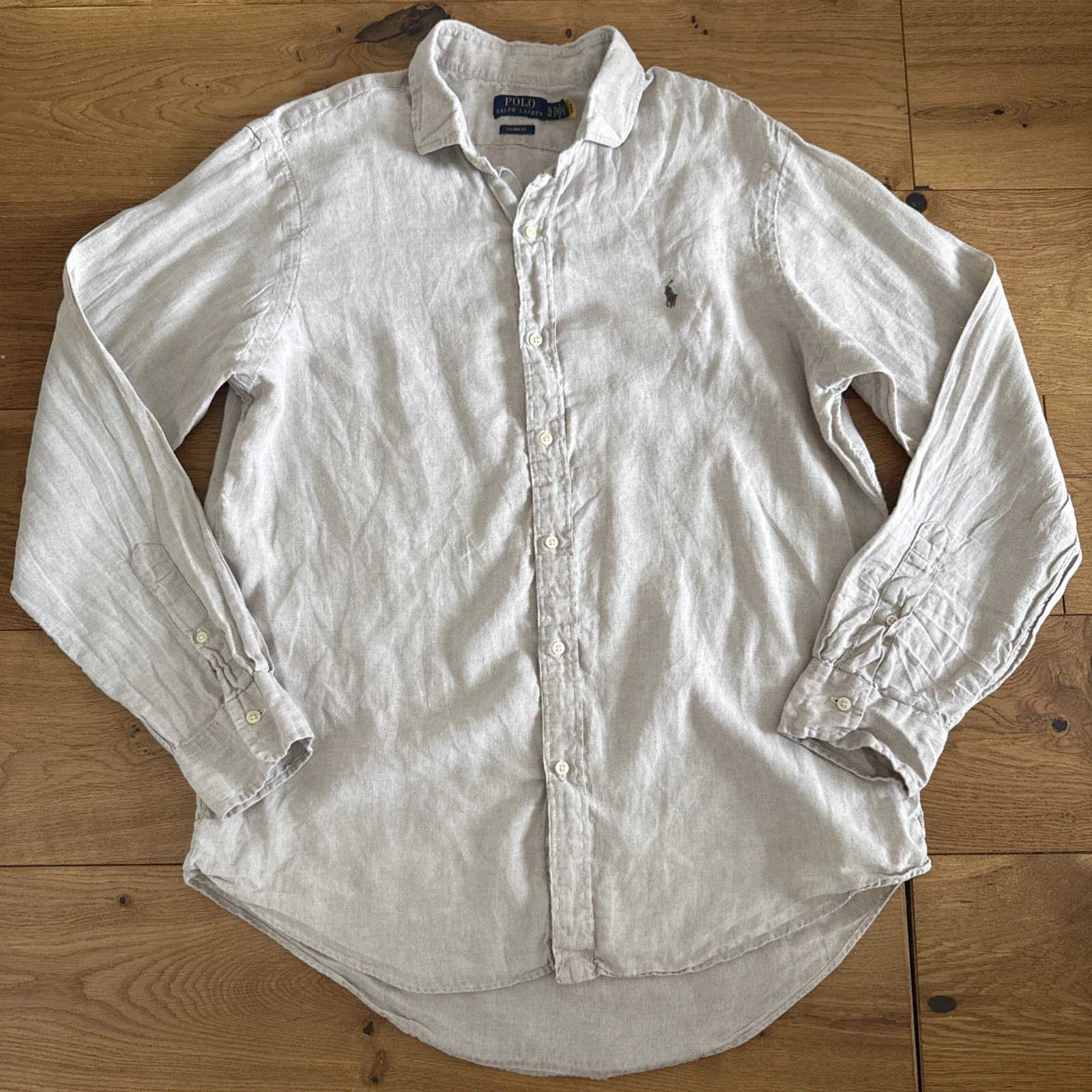 Ralph Lauren Men’s Custom Fit Linen Shirt In Beige - XL
Opens in a new window or tab