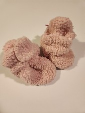 Zutano Baby Booties Pink Size 6 Months