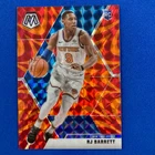 RJ Barrett 2019-20 Panini Mosaic Rookie Reactive Orange Prizm #229 NY Knicks